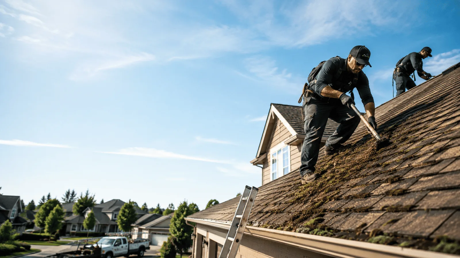 Roof Moss Removal in Aurora, OR near me